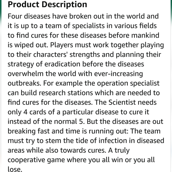 𝅺PANDEMIC Board Game - Picture 5 of 5